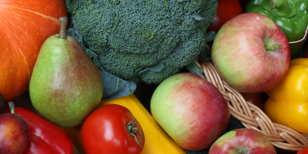 Gezonde groenten en fruit